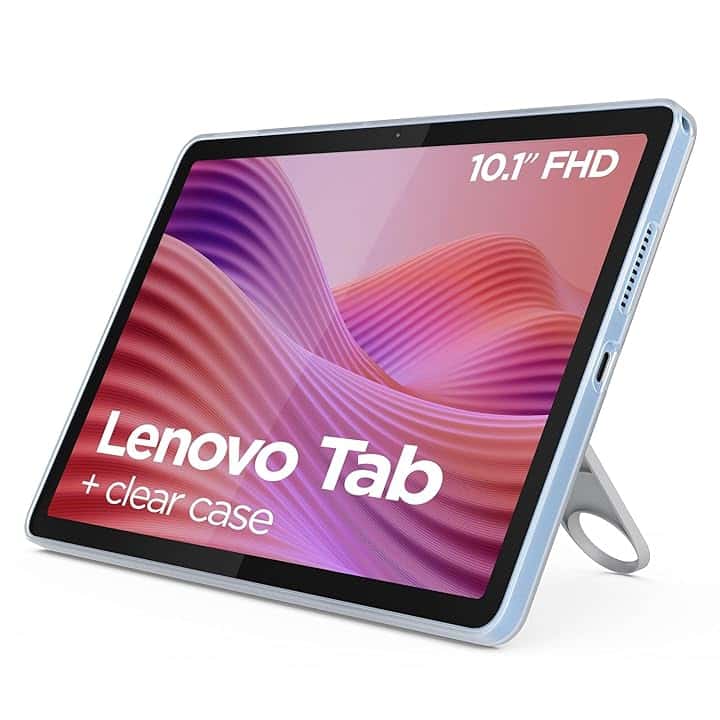 Lenovo Tab One Tablet - Display 8.7" HD (1340x800), RAM 4GB, Memoria 64GB, WiFi 5, Processore MediaTek Helio G85, Tablet Android 14, Clear Case incluso - Luna Grey