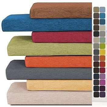 Cuscino Panca Dimensioni Personalizzate, Per Mobili Da Interni/esterni, Giardino, Spessi Cuscini Sedili Pranzo Per Cucina, in Legno Casa, Imbottitura in Spugna 45D