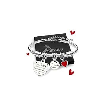 SHIYOUO Mamma Regali Bracciale, Regalo per Festa Della Mamma Bracciale Donna,Sei la Mamma Migliore del Mondo ti voglio bene Sempre e per Sempre Regalo di Compleanno Della Mamma