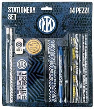 EURO PUBLISHING Inter Set Cancelleria - Prodotto Ufficiale - (Composto da 14 Pezzi)