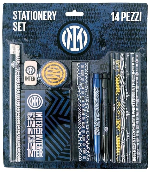 EURO PUBLISHING Inter Set Cancelleria - Prodotto Ufficiale - (Composto da 14 Pezzi)