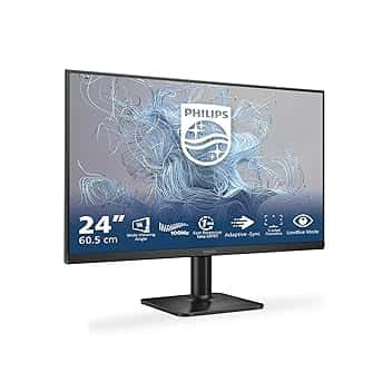 Philips Monitor per PC 24E2N1100LB - 24 FHD - VA - 1 ms - 100 Hz - Sincronizzazione adattiva
