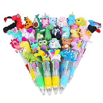 30 Penne Regalini Fine Festa Compleanno Multicolore Bambini Gadget Compleanno Bambini Penne Gel Colorate (30)