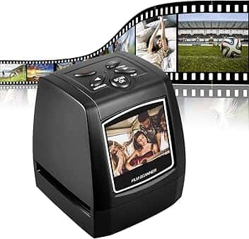 DIGITNOW! 5MP/10MP 2.4''LCD Film Scanner , 35mm Diapositive / Negativi Scanner Convertitore, Foto Salva su Scheda SD Direttamente