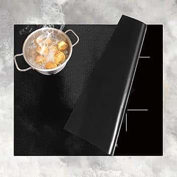 52x60cm Tappetino Protettivo per Piano Cottura a Induzione,Antiscivolo tappetino protettivo per piano cottura a induzione in silicone (magnetico),Riutilizzabile Copri Piano Induzione Protezione