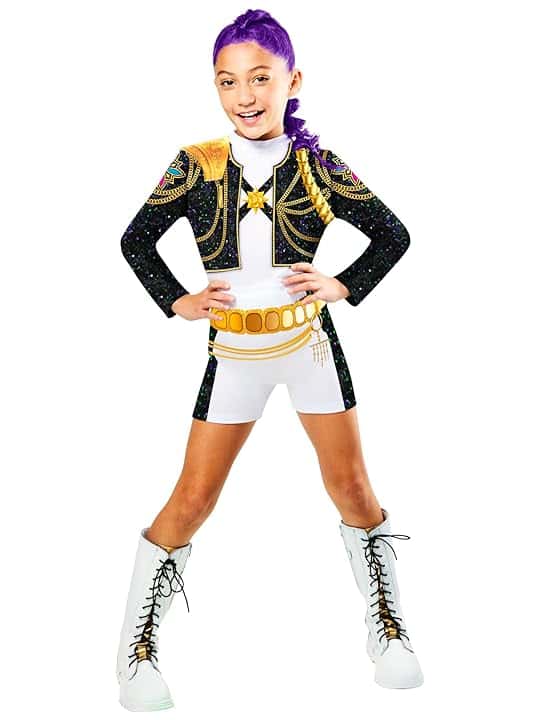 Rubies Official Netflix K-Pop Demon Hunters Rumi Golden Classic Child Costume, Kids Fancy Dress