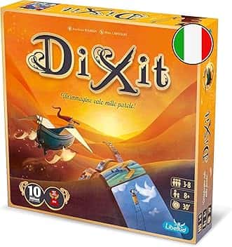 Asmodee - Dixit - Gioco da Tavolo di Immaginazione e Fantasia, 3-8 Giocatori, 8+ Anni, Edizione in Italiano