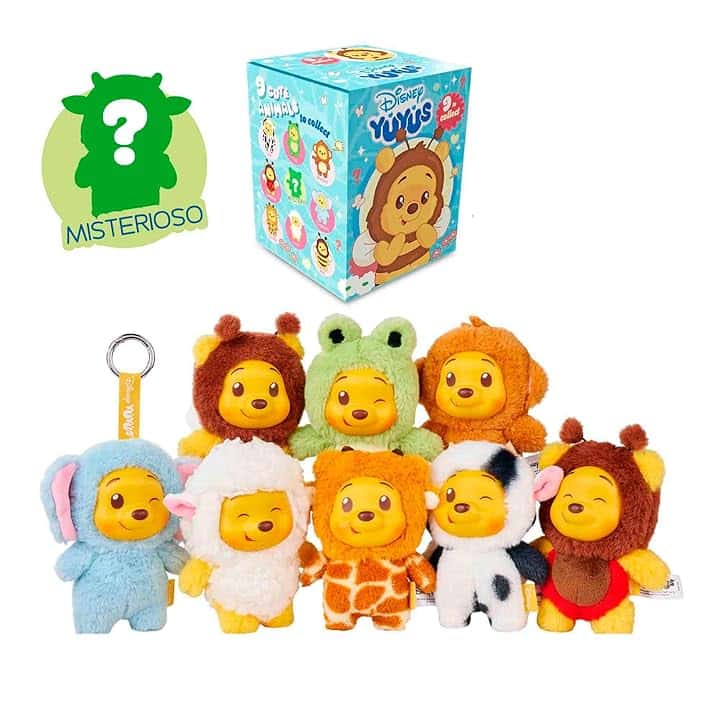 Disney YuYus Winnie The Pooh - Personaggio da collezione in scatola a sorpresa, cm 12, Cod. 6315870777, +0 mesi
