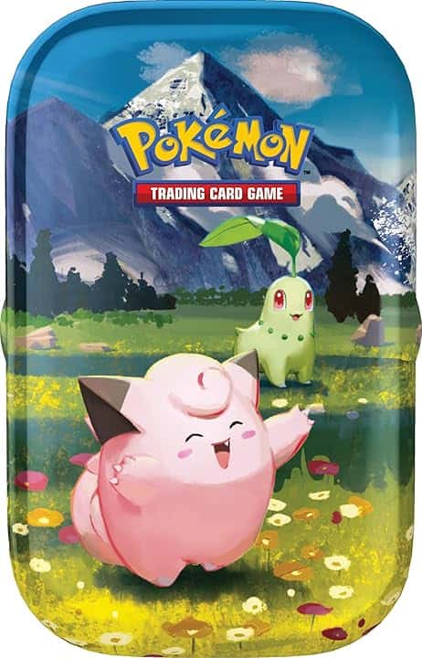 Pokémon: miniscatola da collezione Espansione Megaevoluzione - Ascesa Eroica (Clefairy e Chikorita) del GCC Pokémon (1 foglio adesivi, 1 carta illustrazione della miniscatola e 2 buste espansione)