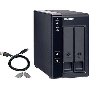 Memorizzazione in Rete NAS Qnap TR-002 Nero