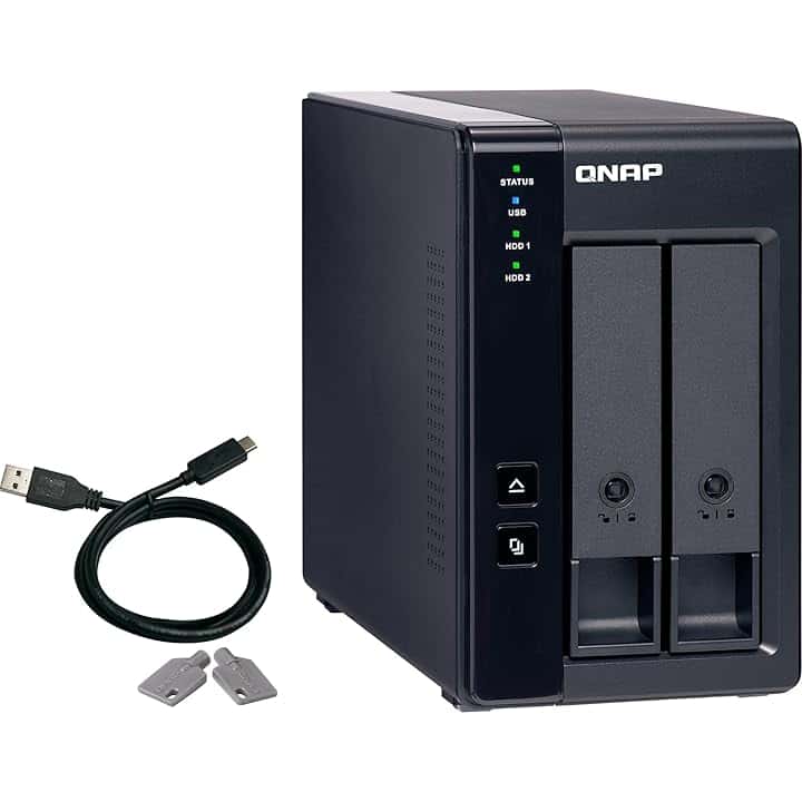 Memorizzazione in Rete NAS Qnap TR-002 Nero