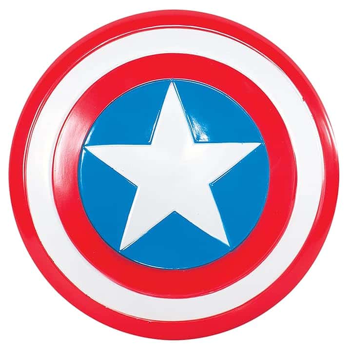 Rubies Scudo Capitan America per bambino e bambina, Licenza Ufficiale Marvel Avengers, Taglia Unica per compleanno, regali, feste, Carnevale