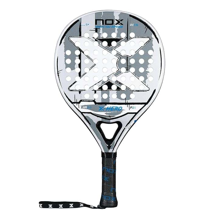 Nox X-Hero Padel Racket, Bianco
