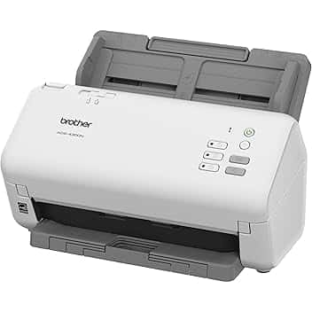 Brother Scanner desktop professionale ADS-4300N con velocità di scansione elevate, duplex e rete EPEAT