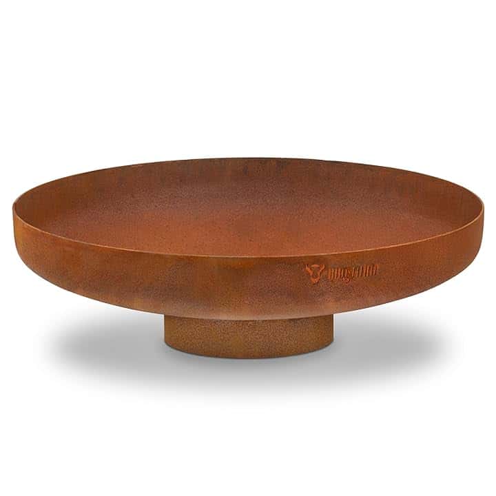 BBQ-Toro Braciere Ø 70 cm | effetto ruggine | supporto con piede | ruggine | braciere per il giardino, Garden Fire Pit, Fire Bowl