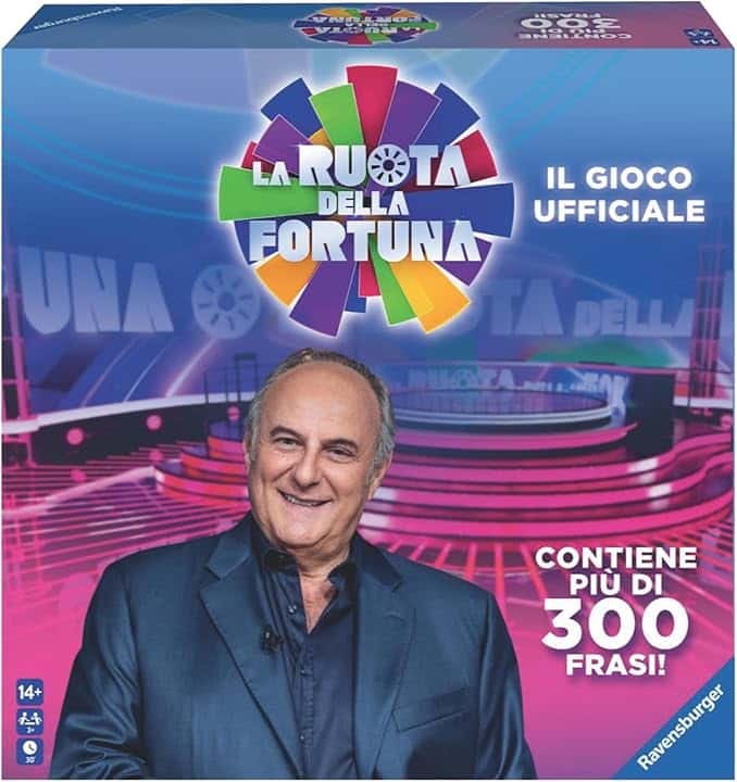 Ravensburger - La Ruota Della Fortuna | Giochi Da Tavolo Adulti | Gerry Scotti | Giochi Da Tavolo Divertenti +14 Anni | Gioco Da Tavola | 3+ Giocatori | Regalo Festa del Papà The Forest Stewardship Council
