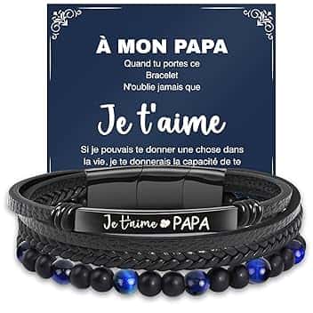 Meleager Bracciale Uomo Bracciale per Papà Compleanno Festa del Papà