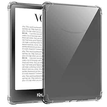 TQQ Custodia Compatibile con 6 Pollici Nuovo Kindle 11a Generazione 2024/2022, Design sottile e leggero - Trasparente Global Recycled Standard