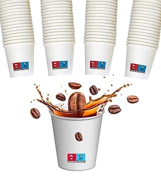 SWEEPING,1000 Bicchierini Caffè monouso,tazzine caffe in carta da 75ml
