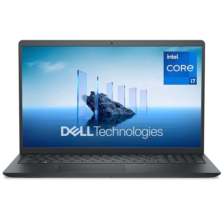 Dell 15 Laptop DC15250 15,6" FHD (1920 x 1080) 120Hz, Intel Core i7-1355U, Grafica Intel UHD, 16GB DDR4 RAM, 512GB SSD, Windows 11 Home, Tastiera Retroilluminata QWERTY – Nero Carbonio EPEAT