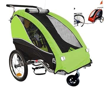 PAPILIOSHOP FOX Rimorchio passeggino per il trasporto di 1 bambino in bici