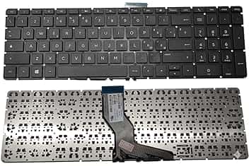 Tastiera di ricambio Italiana Compatibile con HP per Notebook Pavilion 250 G6, HP 255 G6, 15-BS 15-BW 15Q-BD 17G-BR 15-CB 15-CC 17-BS senza frame colore nero