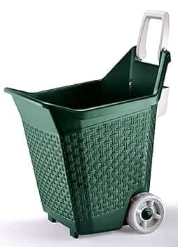 Bama Kart Carriola porta-tutto per Giardino, Muschio, 59 x 50 x 72 cm