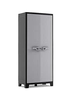 Keter Armadio Alto Titan con Ripiani Regolabili, da interno ed esterno, 80 x 44 x 182 cm
