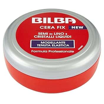 Bilba, Cera con Semi di Lino e Cristalli Liquidi, Cera Fix Modellante a Tenuta Elastica - Formula Professionale - Dona Volume e Lucentezza, Ideale per Fissare l'Acconciatura - 100ml