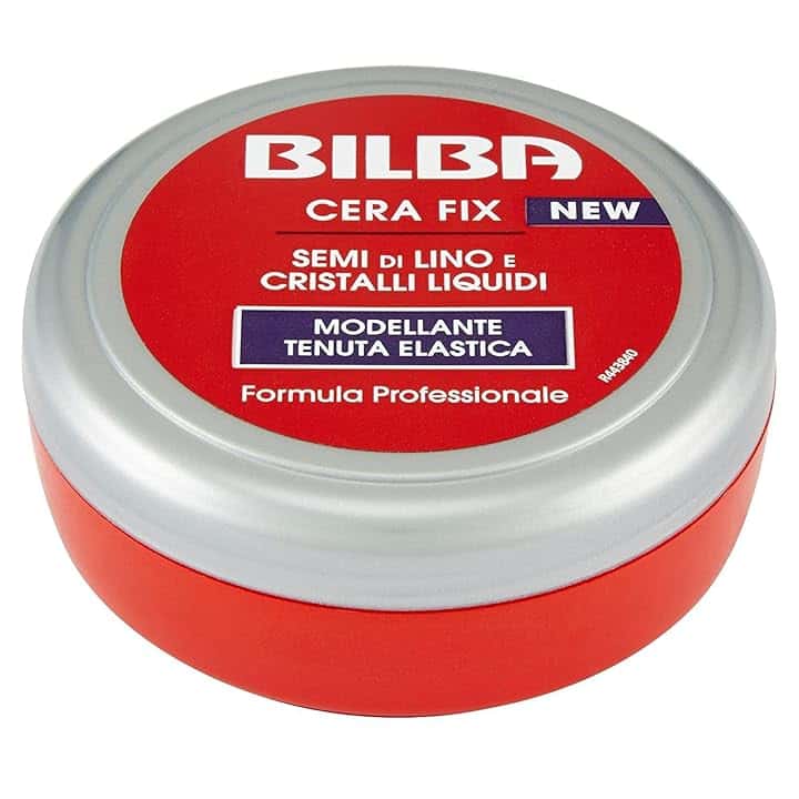 Bilba, Cera con Semi di Lino e Cristalli Liquidi, Cera Fix Modellante a Tenuta Elastica - Formula Professionale - Dona Volume e Lucentezza, Ideale per Fissare l'Acconciatura - 100ml