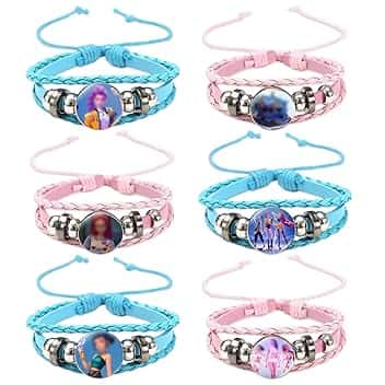 JUNERUN 6 Pezzi Huntrs Braccialetto, Bracciale in Corda Intrecciato a Mano, per Fans Cosplay, Uso Quotidiano
