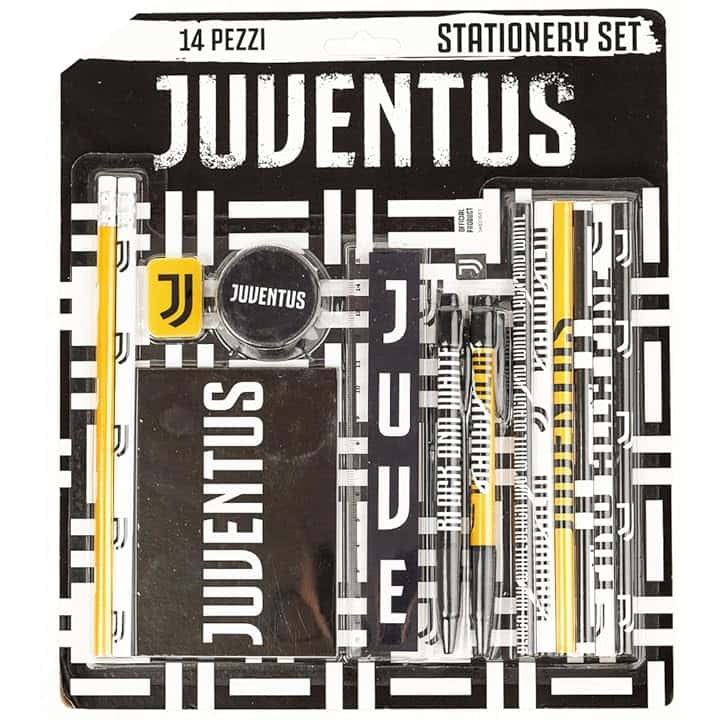 EURO PUBLISHING Juventus Set Cancelleria - Prodotto Ufficiale - (Composto da 14 Pezzi)