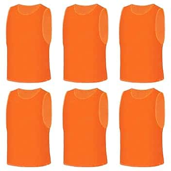Pettorine da Allenamento, Pettorine per Allenamento a Squadre, Casacche Calcio Gilet da Allenamento, Scrimmage Formazione Gilet Sports Bibs, Mesh Scrimmage Gilet Traspirante di Basket Pallavolo