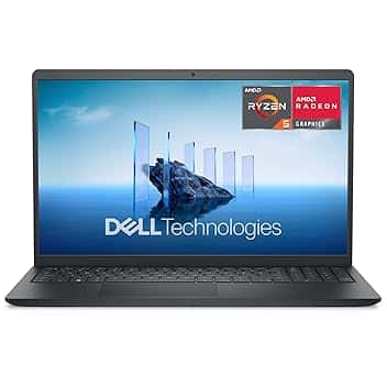 Dell 15 Laptop DC15255 15,6" FHD (1920 x 1080) 120Hz, AMD Ryzen 5 7520U, Grafica Radeon 610M, 8GB LPDDR5 RAM, 512GB SSD, Windows 11 Home, Tastiera Retroilluminata QWERTY – Nero Carbonio EPEAT