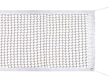 Rete da badminton in nylon per campi al coperto e all’aperto, 610 x 76 cm, colore rosso (senza telaio)