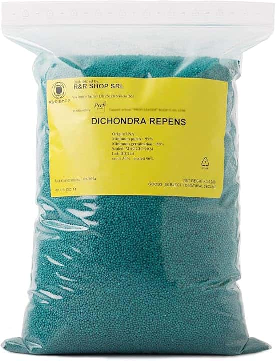 Semi Per Prato, Dichondra Repens, Origine Usa, Resistente E Decorativo (200gr - 20mq)