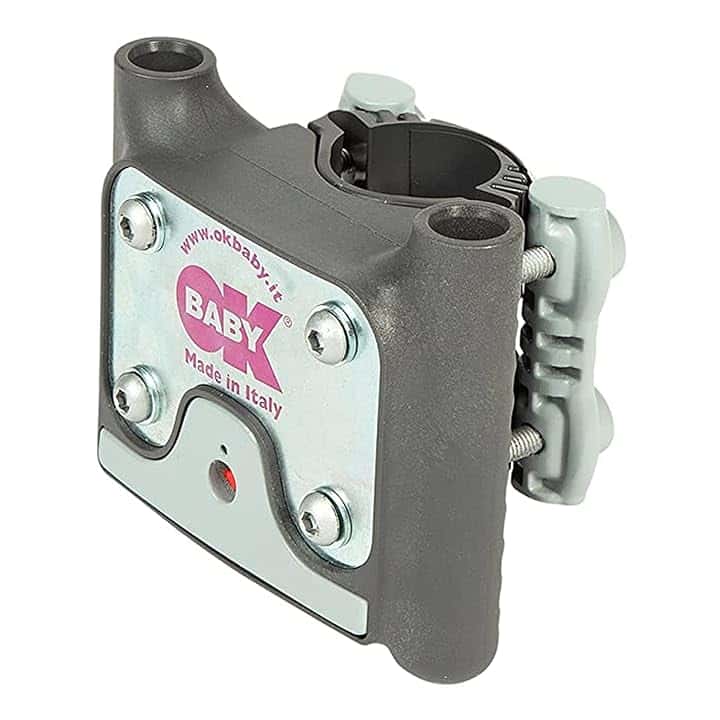 OKBABY - Blocco di Fissaggio alla Bici per Seggiolini Posteriori - per Seggiolini OKBABY Baby Shield, Sirius, 10+ e Eggy