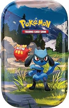 Pokémon: miniscatola da collezione Espansione Megaevoluzione - Ascesa Eroica (Riolu e Darumaka) del GCC Pokémon (1 foglio adesivi, 1 carta illustrazione Pokémon della miniscatola e 2 buste espansione)
