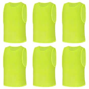 Pettorine da Allenamento, Pettorine per Allenamento a Squadre, Casacche Calcio Gilet da Allenamento, Scrimmage Formazione Gilet Sports Bibs, Mesh Scrimmage Gilet Traspirante di Basket Pallavolo