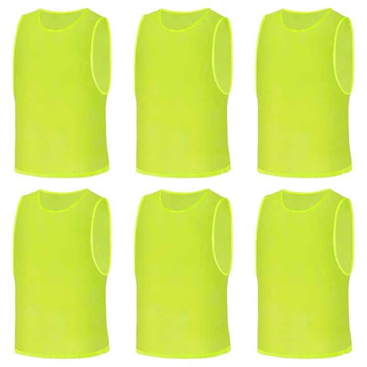 Pettorine da Allenamento, Pettorine per Allenamento a Squadre, Casacche Calcio Gilet da Allenamento, Scrimmage Formazione Gilet Sports Bibs, Mesh Scrimmage Gilet Traspirante di Basket Pallavolo