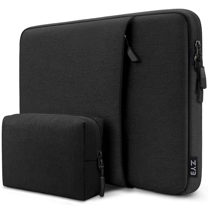 ZYB Custodie PC 15-15,6 Pollici Portatile, Custodia Computer Notebook 15.6 Pollici per 15.6 Laptop Lenovo Thinkpad Ideapad HP Dell Acer ASUS Chromebook 2019-2025 Mac Pro 16 M4 M3 M2 M1 Borsa-Nero