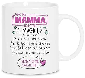 Tazza Festa della Mamma - Tazze Simpatiche per le Future Mamme - Regalo Nonna Compleanno - Idea Regalo Simpatica Donna - Regali per Mamma Natale Divertenti - Regali per Donna Divertente Originali
