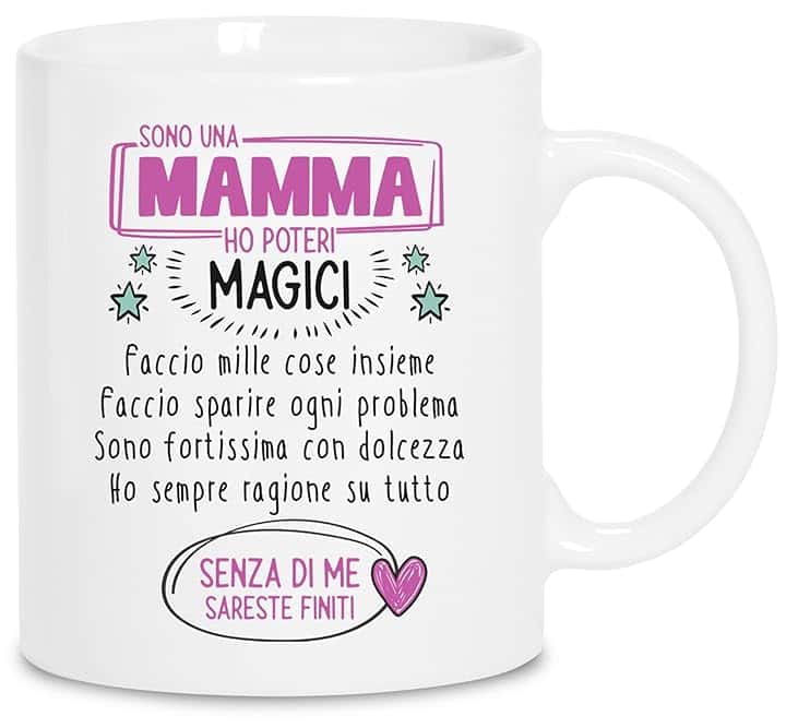 Tazza Festa della Mamma - Tazze Simpatiche per le Future Mamme - Regalo Nonna Compleanno - Idea Regalo Simpatica Donna - Regali per Mamma Natale Divertenti - Regali per Donna Divertente Originali