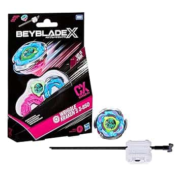 Hasbro Beyblade X, Set Starter Pack Wriggle Kraken S 3-85O CX, Trottola e Lanciatore
