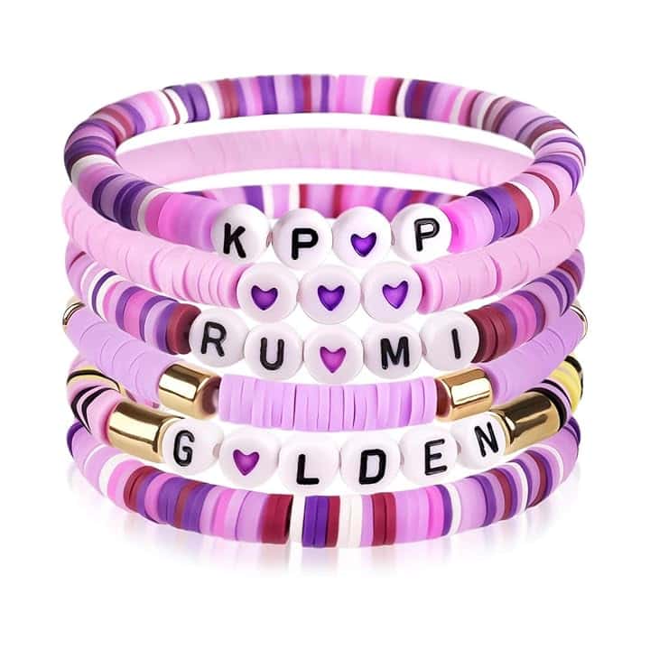 OPVYAEU OPVYAEU Kpop Braccialetto Bambina Kpop Braccialetto Gadget Braccialetti Amicizia Bracciale Kpop Compleanno Festa Accessorio Bambina Kpop Gadget Ispirato a Demon Hunter