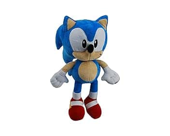 Sonic The Hedgehog - Sega The Hedgehog Sonic Peluche 30cm, Azzurro