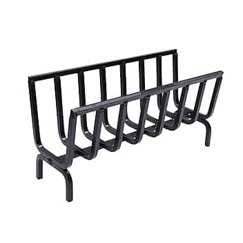 Fonderia Bongiovanni | Brucialegna | porta legna | portalegna da interno | portalegna da esterno | braciere | in ferro per camino e barbecue (cm 56x20x28h)