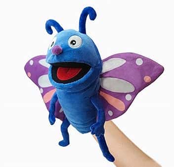 Marionette a Mano con Insetti per Bambini, Include Api, Farfalle, Libellule, Ecc. con Bocca Aperta Mobile, Perfetto per Raccontare storie, Insegnare, Scuola Materna, Regali di Compleanno