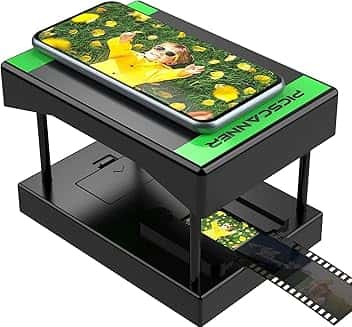 Scanner di film mobile 35 mm, diapositive positive e negative digitalizzare diapositive e negative a casa con il proprio smartphone, digitalizzare le diapositive
