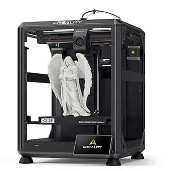 Creality K2 SE Stampante 3D, supporto CFS per stampa multicolore, stampa ad alta velocità 500 mm/s, livellamento automatico, controllo delle vibrazioni, estrusore Direct-Drive, volume di costruzione